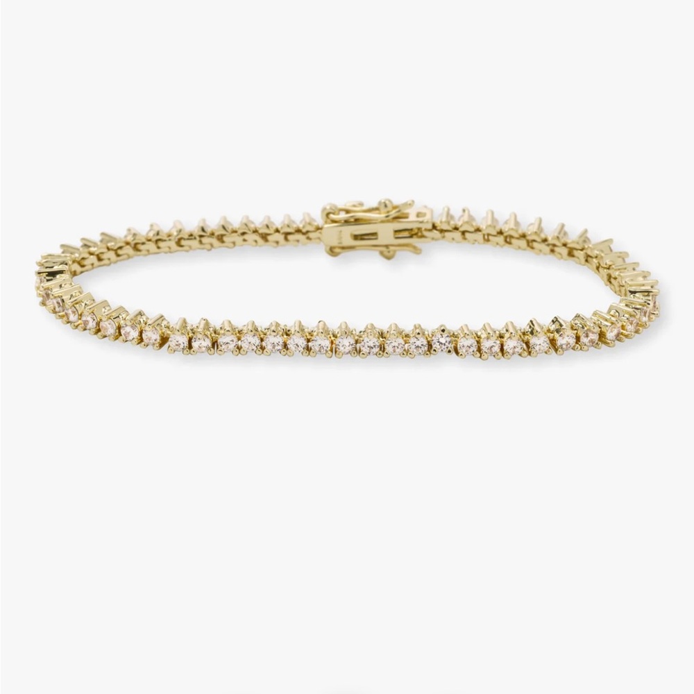 Melinda Maria baby not your basic tennis bracelet
